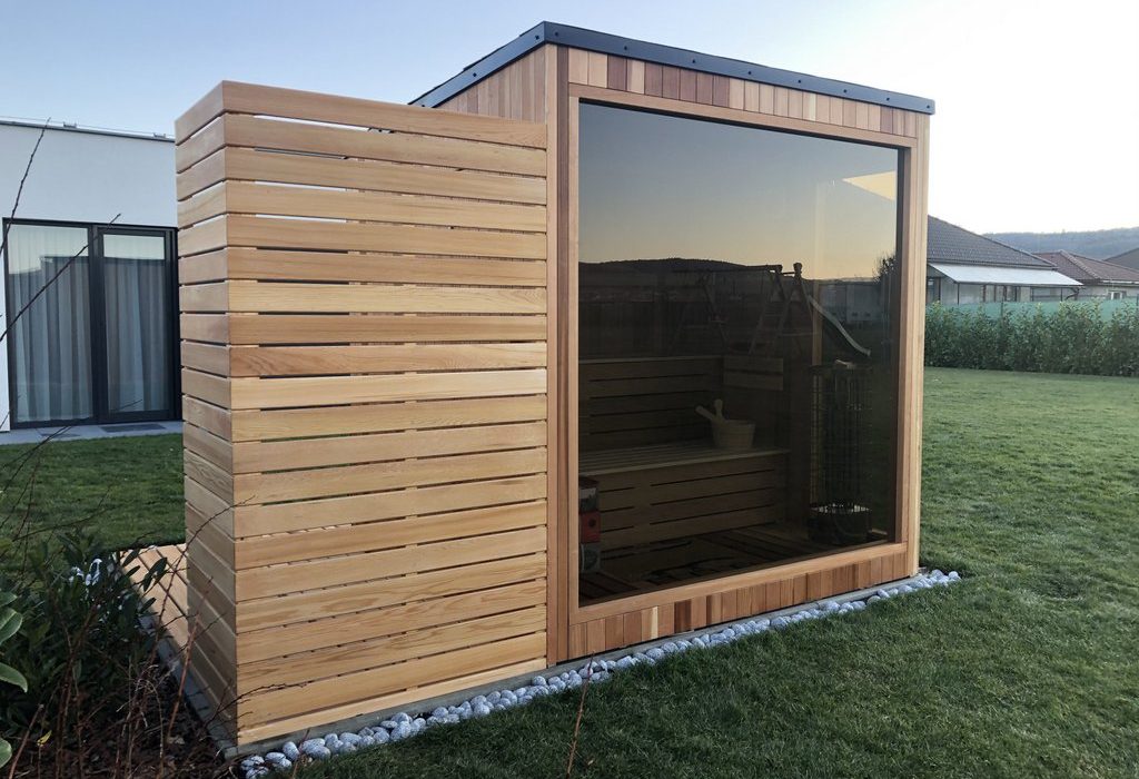 Saibot panoramatická sauna céder